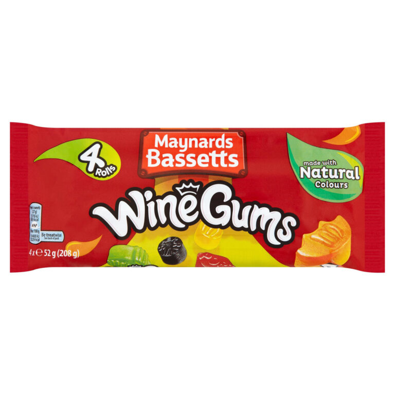 Maynards_4pk_Wine_Gums_Sweets_39388 Maynards Bassetts Wine Gums 4 Rolls