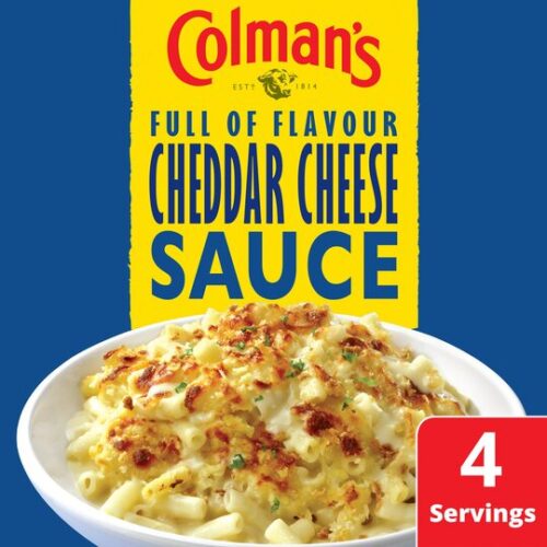 Get Colman's Pour Over Cheddar Cheese Sauce at Plumule Expat shop Rotterdam. in the Netherlands.