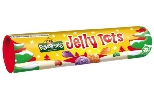 Get Rowntree's Jelly Tots Giant Tube at Plumule Expat shop Rotterdam.