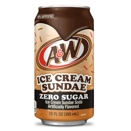 A&W Ice Screan sundae Zero Sugar 355ml