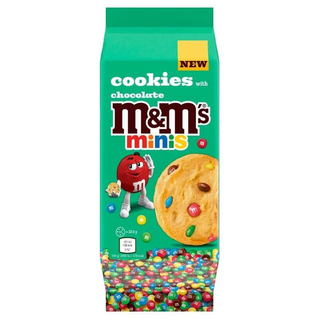 M & M Mini Cookies 180g PK8
