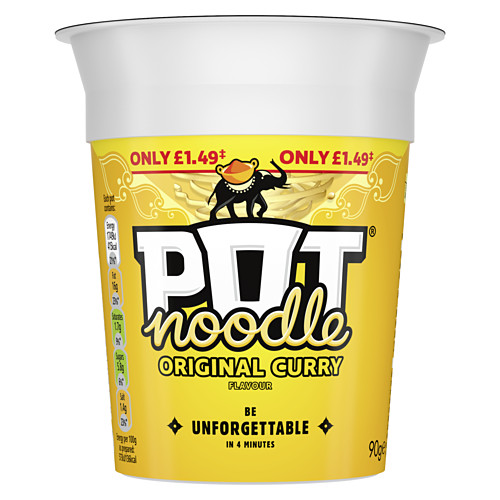 Pot Noodles Curry 90g PK12
