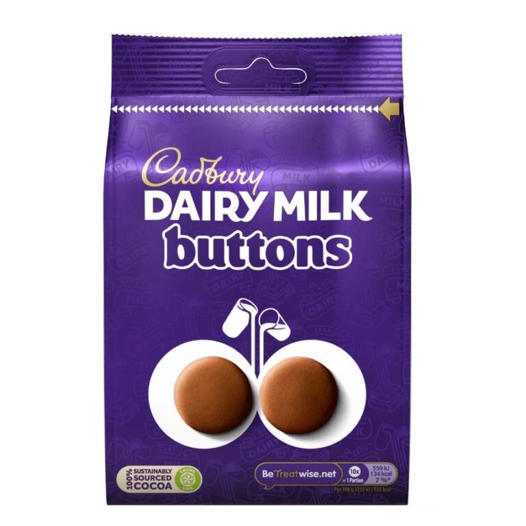 Cadbury Standard Buttons Pouch 100g PK10