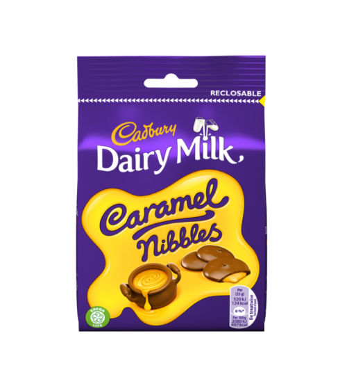 Cadbury Caramel Nibbles Pouch 100g PK10