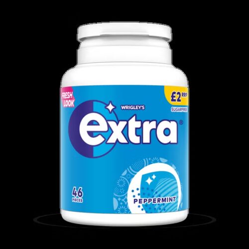 Extra Bottle Gum Blue Peppermint 46's PK6