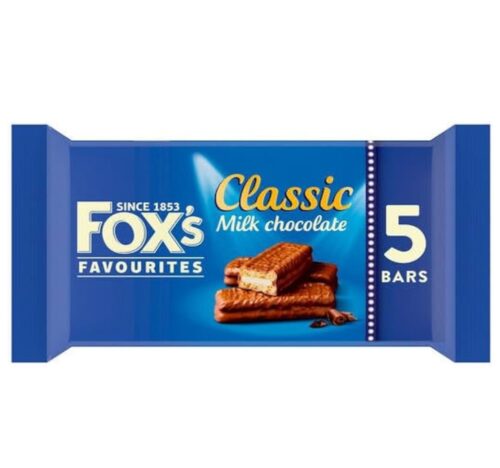 Fox's Classic Milk Choc 5pk PK24