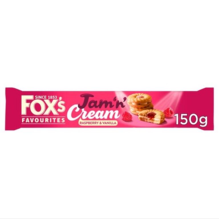 Fox's Jam 'n Cream 150g PK20