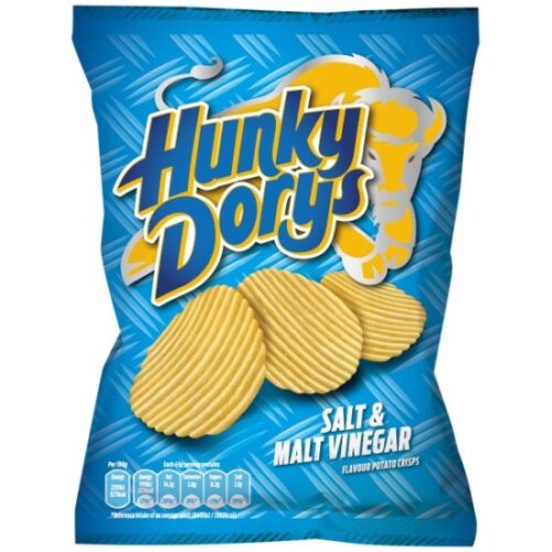 Hunky Dorys Salt & Malt Vinegar Share Bag 130g PK12