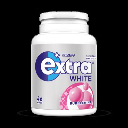 Extra Bottle Gum White Bubblemint 46's PK6