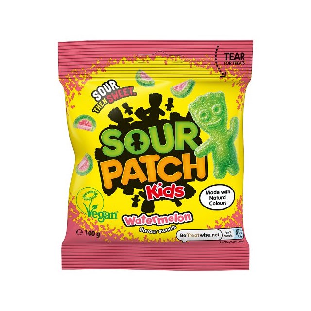 Sour Patch Kids Watermelon 130g PK10